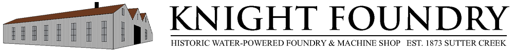 Knight Foundry Historical Site in Sutter Creek, California Logo