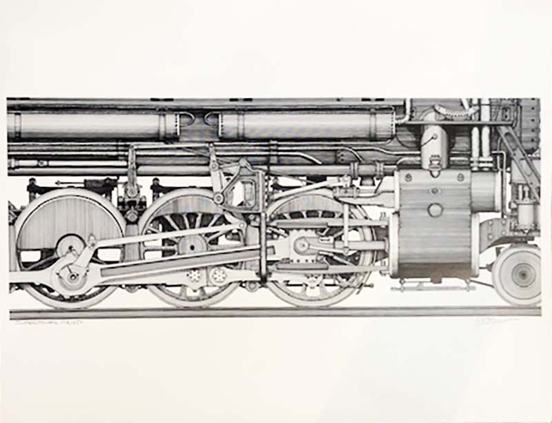 locomotive print