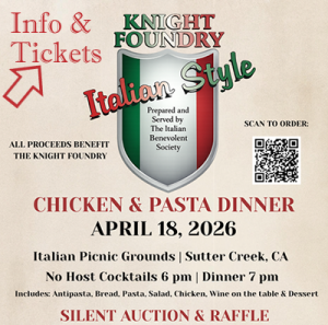 knight foundry dinner event 2026
